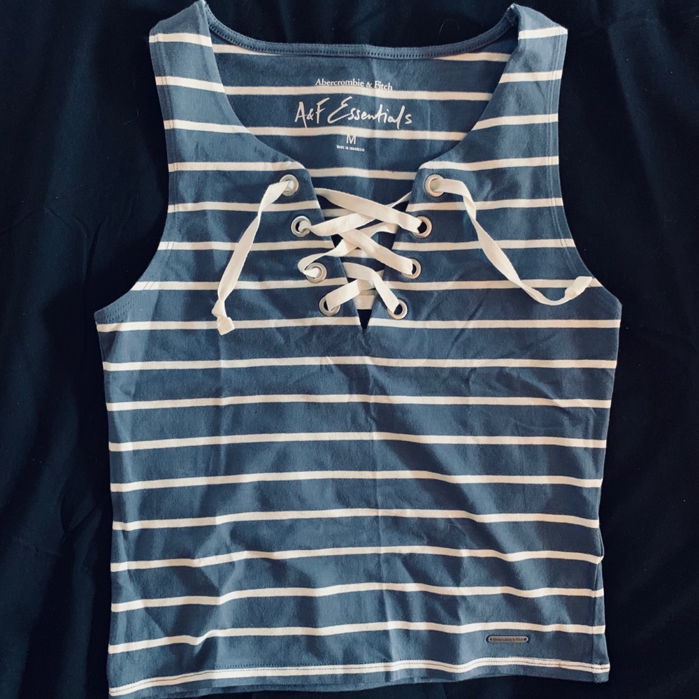 Abercrombie Lace Up Tank